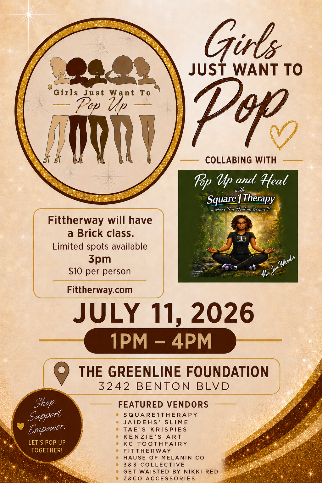 GIRLS JUST WANT TO POP UP: Brick'D Class